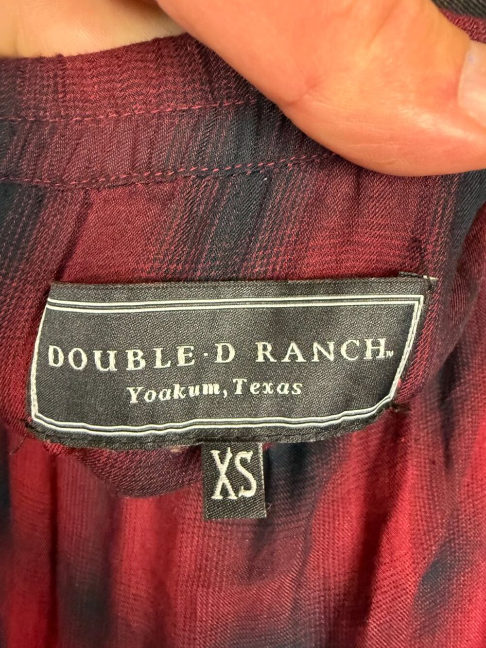 Double D Ranch Black and Red Skirt Size XS - Picture 4 of 5